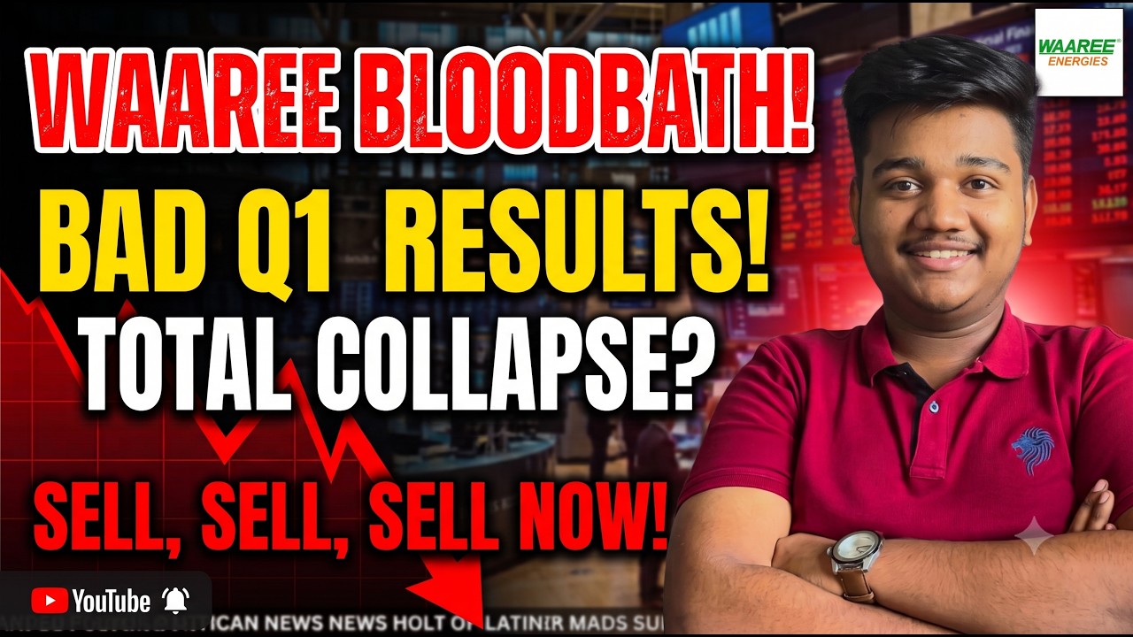 WAAREE ENERGIES Q1 Results 2026: TOTAL BLOODBATH?! 🚨 Technical & Fundamental Analysis