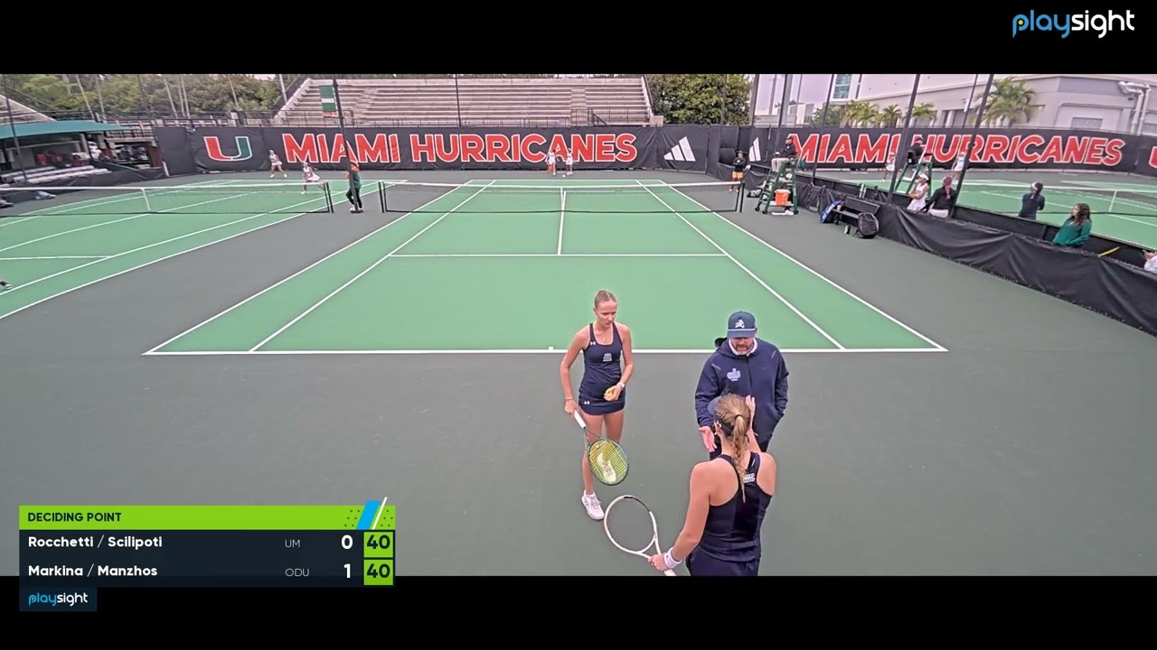 Women's doubles 1 -  ODU v MIAMI  - 18 03 26