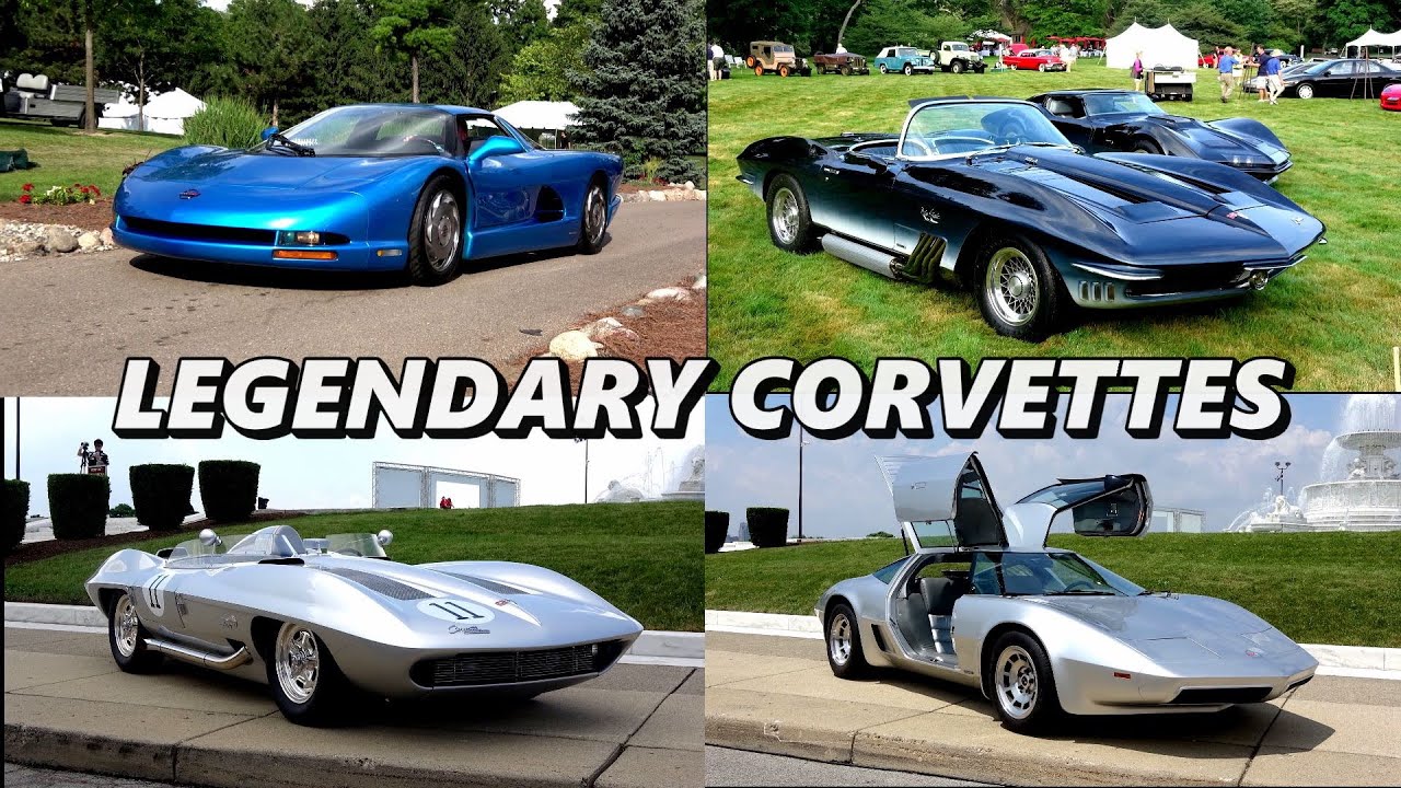Legendary Corvettes: Mako Shark, Manta Ray, CERV III, Aerovette