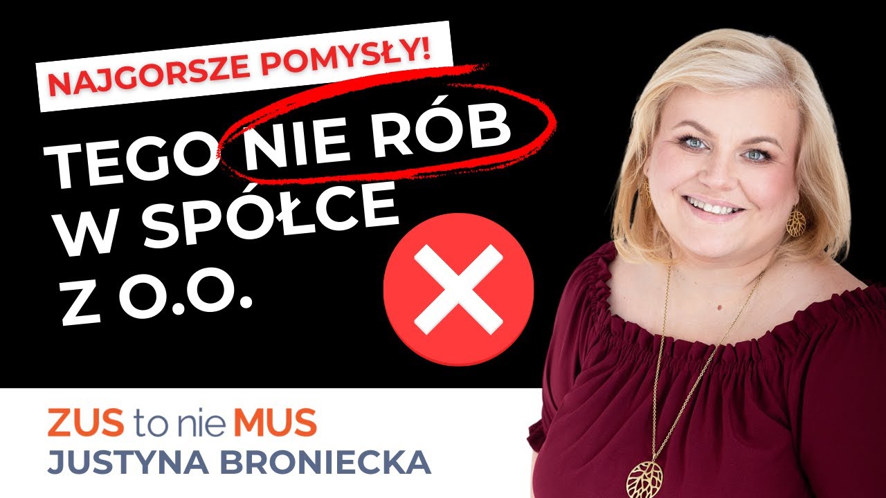 Spółka z o o  – czarne historie – czyli czego nie robić?