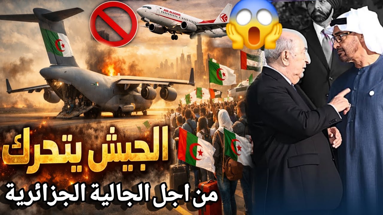 رسميا القوات الجوية تتحرك لأجل اجلا ء جاليتنا رسميا قرار جرئي تبون يأمر العسكر الجوية بالتحرك 