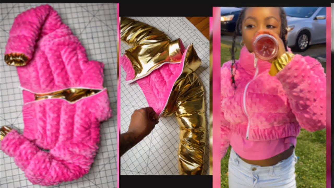 Reversible #BomberJacket #pufferjacket Tutorial for beginners