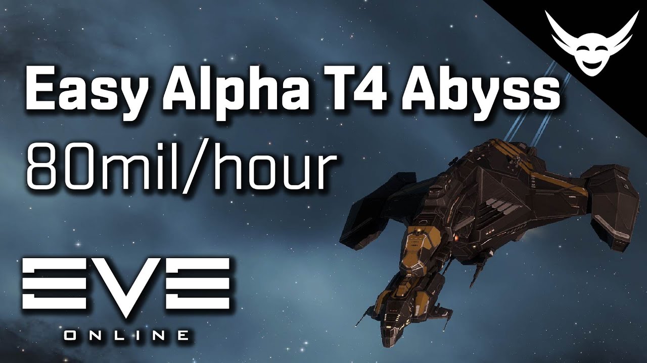 EVE Online - (Альфа-клон) Легкий T4 Abyss Gila - 80мил/ч