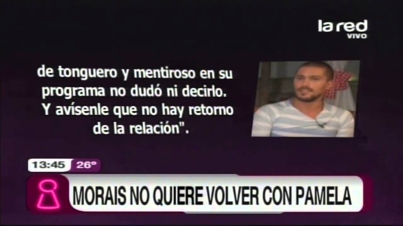 Esteban Morais sepulta relaci&oacute;n con Pamela D&iacute;az: Asegura que no hay vuelta atr&aacute;s