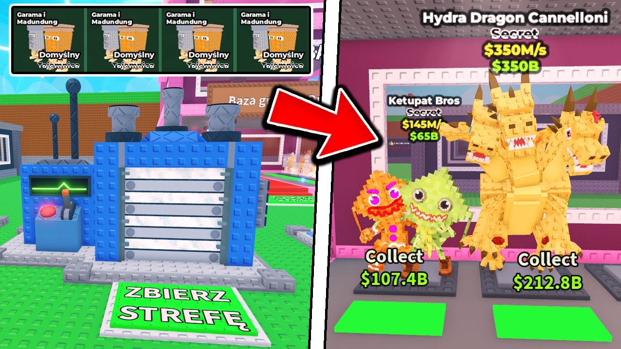 WRZUCIŁEM NAJLEPSZE SECRETY DO FUSE MASZYNY ŻEBY ZDOBYĆ HYDRA DRAGONA W STEAL A BRAINROT! Roblox