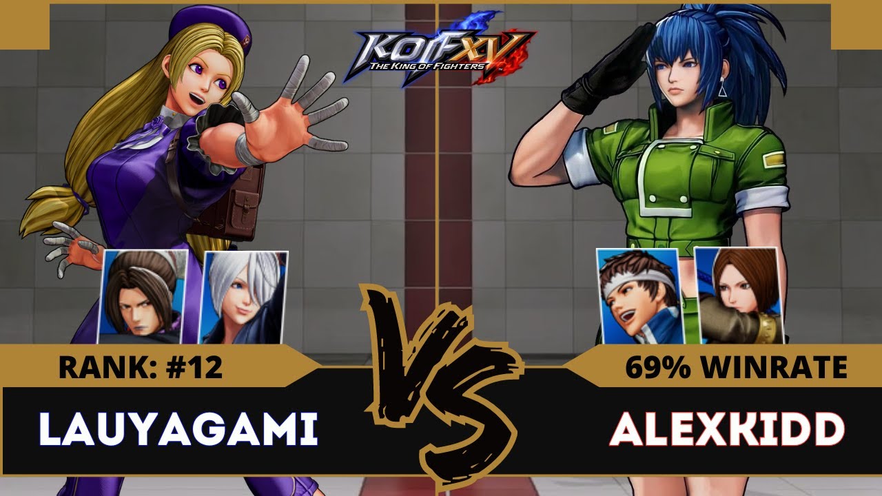 KOFXV⭐LAUYAGAMI (Hinako/Angel/Duo Lon) vs ALEXKIDD (Shingo/Whip/Leona)⭐Ranked Match - 19/06/24