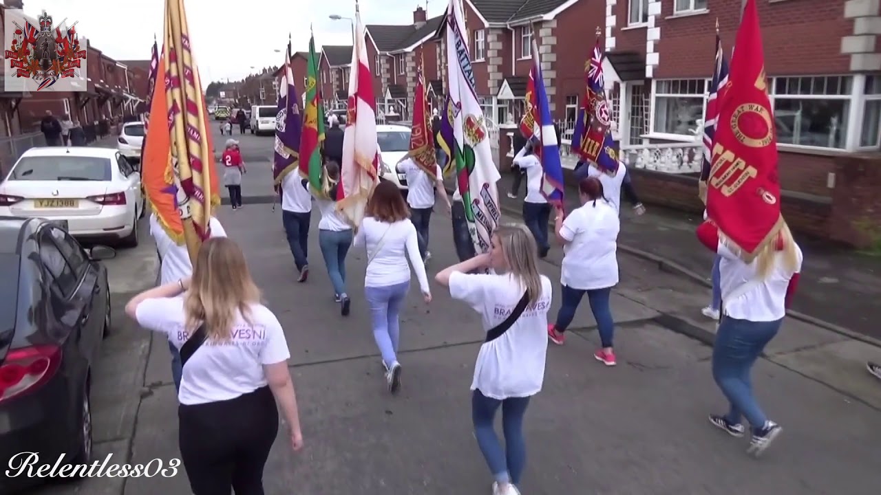 Brainwaves Protestant Boys (Full Clip) @ Their 2nd Parade (Shankill) 11/03/17