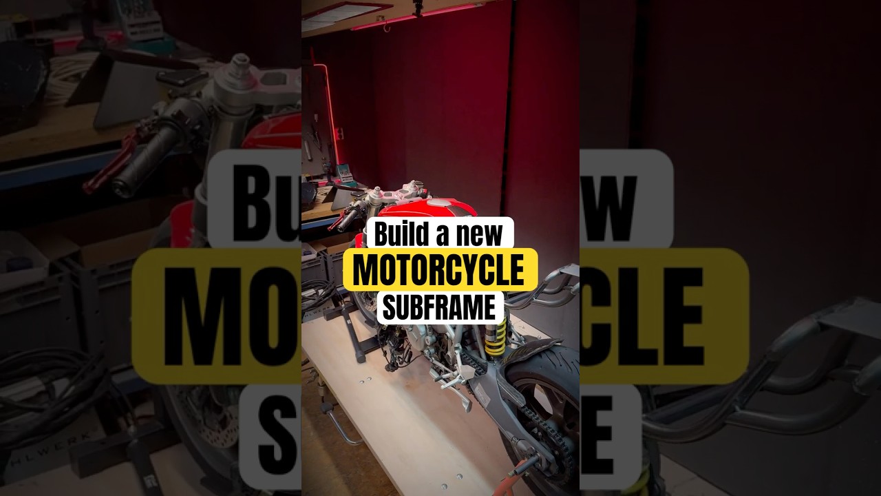 BUILD A MOTORCYCLE SUBFRAME #caferacer #ducati #welding