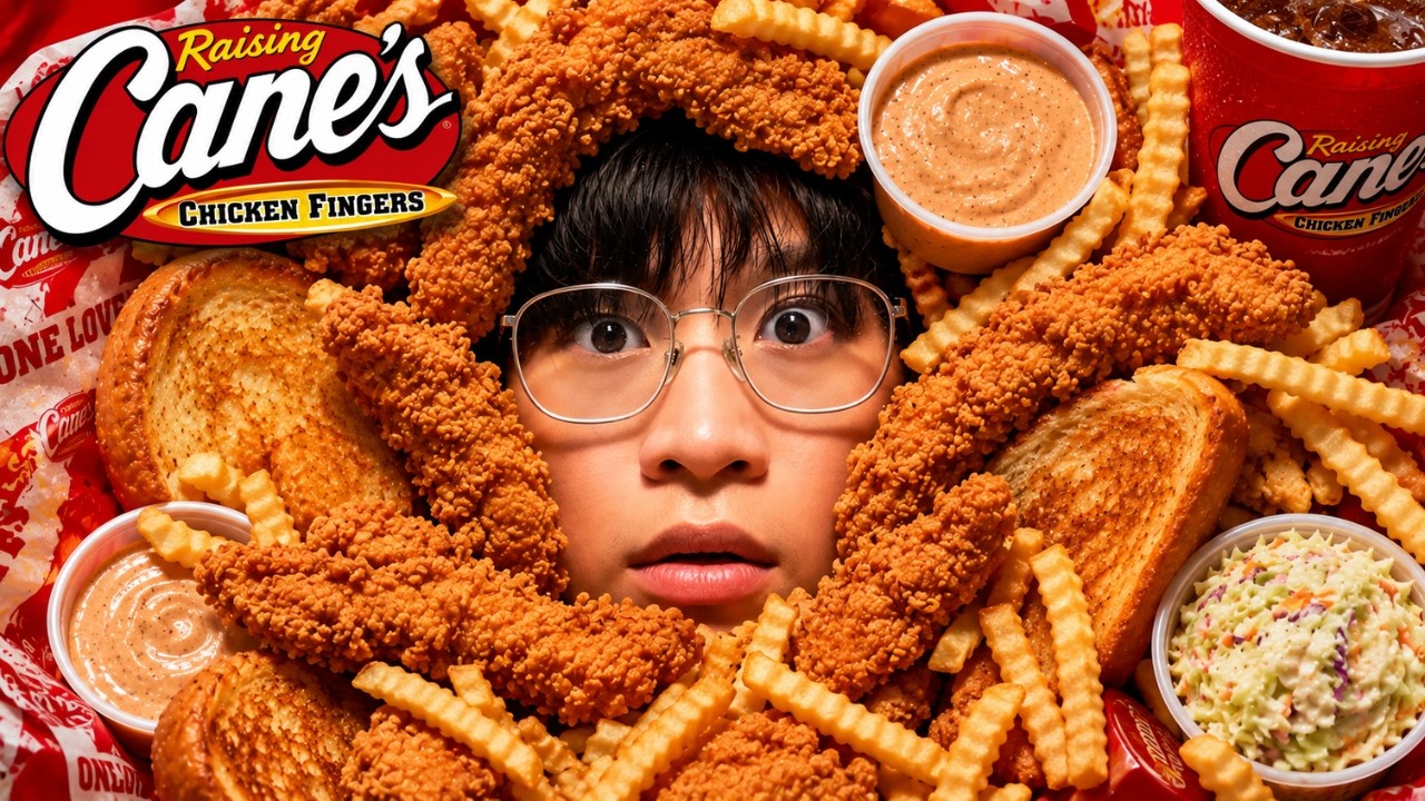Я питался только в Raising Cane's неделю, удваивая бюджет каждый день