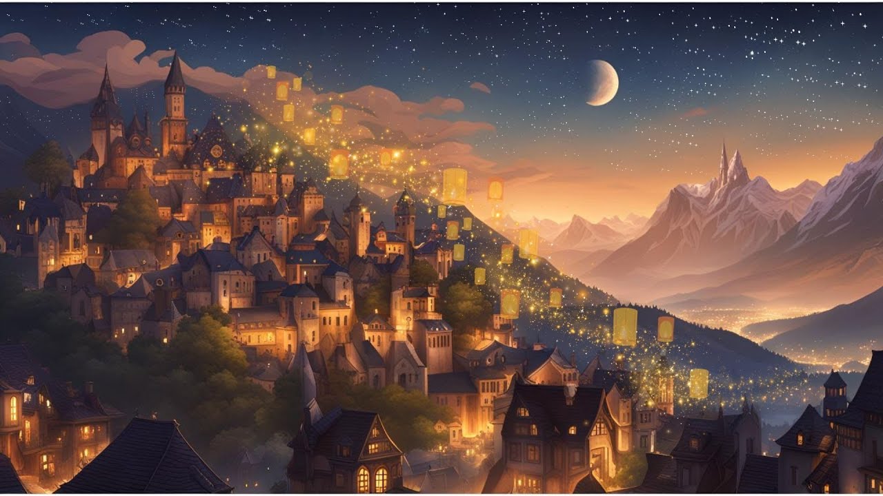 Rapunzel Inspired Disney ASMR Ambience with Soft Music