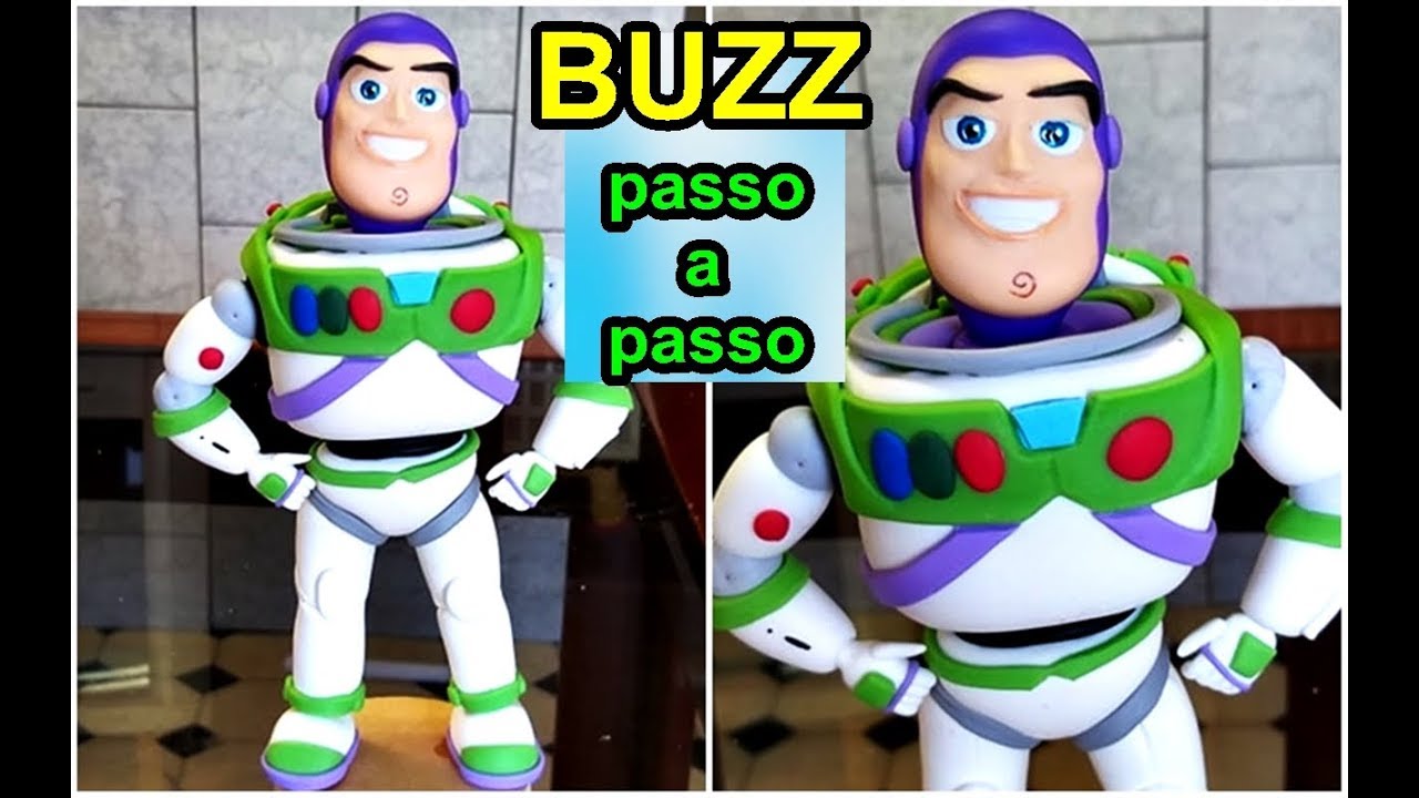 BUZZ Toy Story- Passo a Passo completo em Biscuit