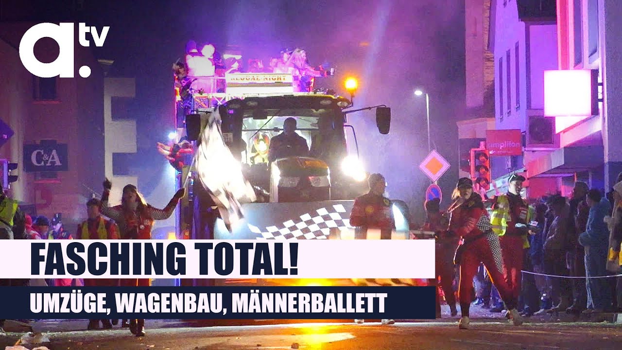 🎭 Fasching total! Umzüge, Wagenbau, Männerballett & inklusives Feiern 🎉🥳 | a.tv