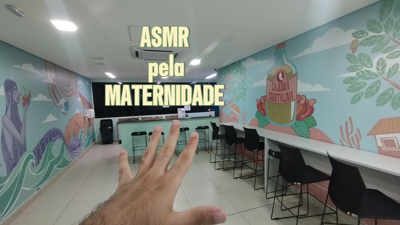 ASMR CASEIRO TOUR PELA MATERNIDADE PT 3: sons de boca, tapping, sussurros. 💤