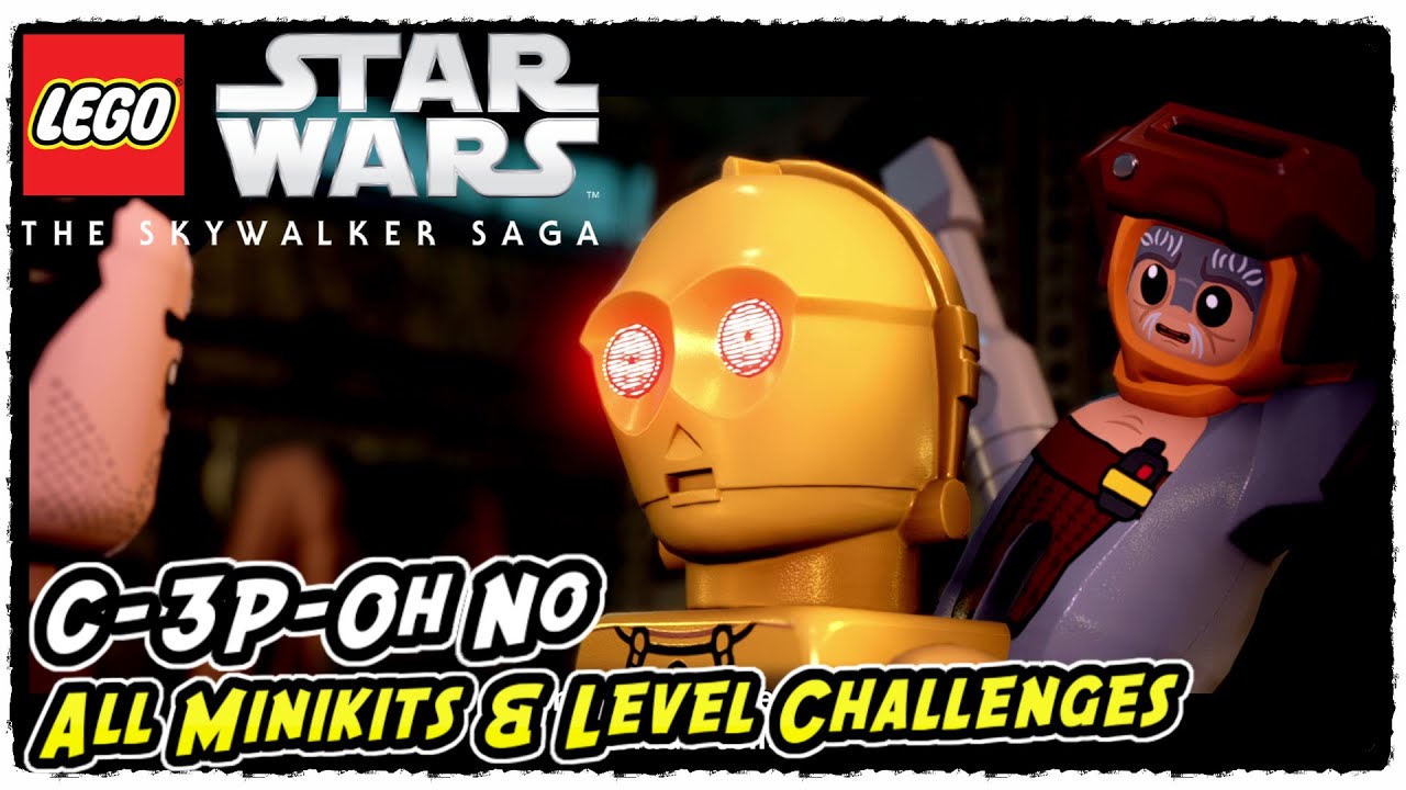 Lego Skywalker Saga C-3P-Oh No All Minikits and Level Challenges