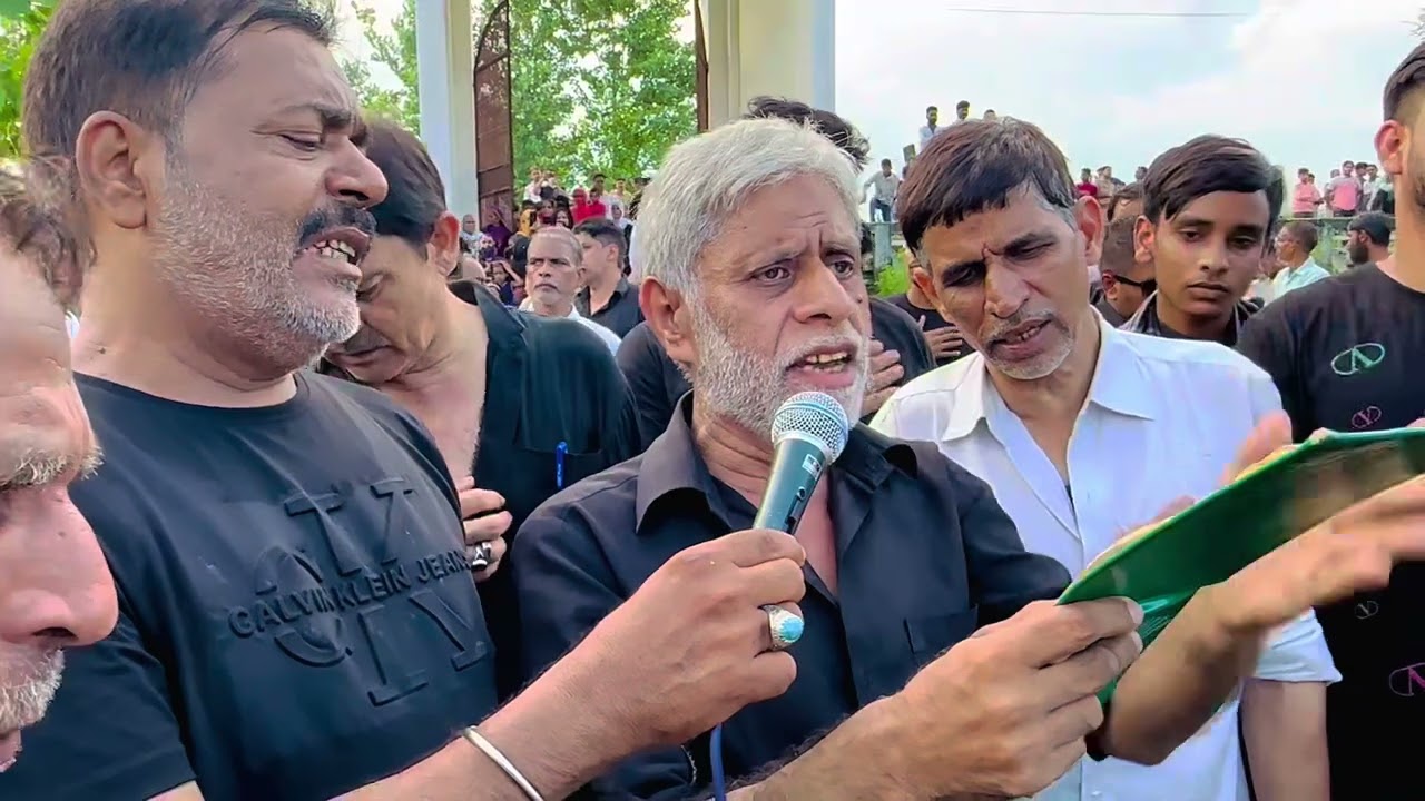10 muharram Karbala .. Shia nagar rajheti UP 📍 / janab Baqar Hasnain