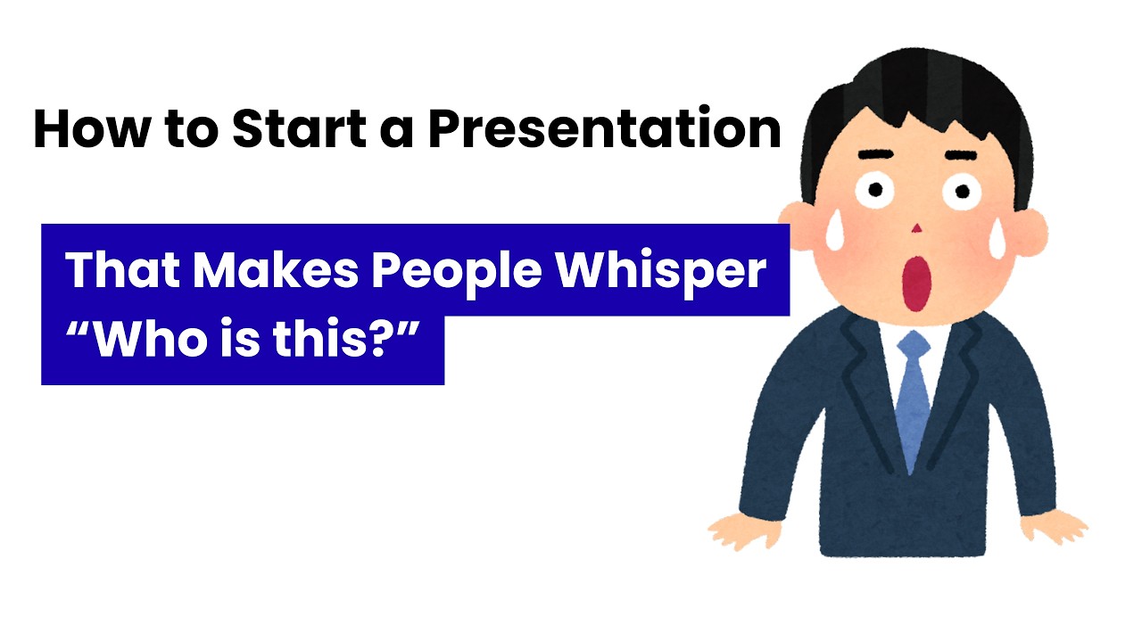 How to Start a Presentation That Makes People Whisper &ldquo;Who is this?&rdquo;