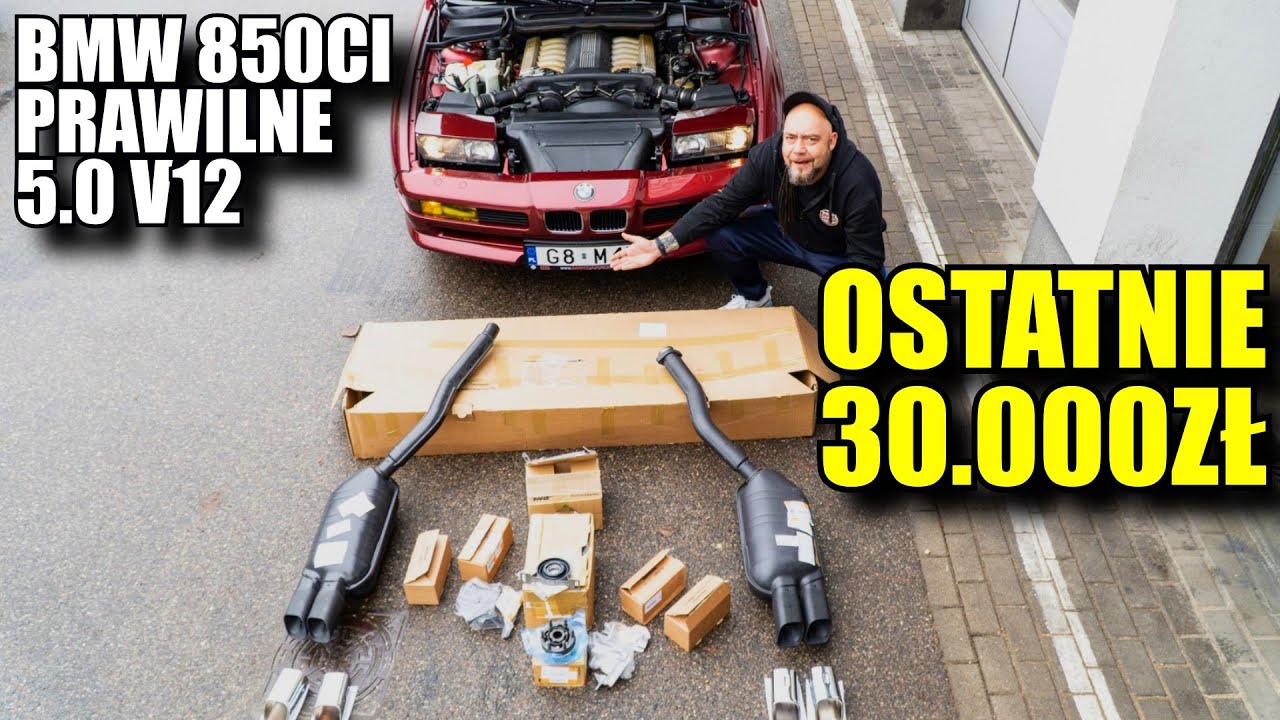 BMW V12 po 23 LATACH POSTOJU znowu ŻYJE!!! Ostatnie 30tyś ZŁ i gotowe. ILE WSZYSTKO KOSZTOWAŁO?