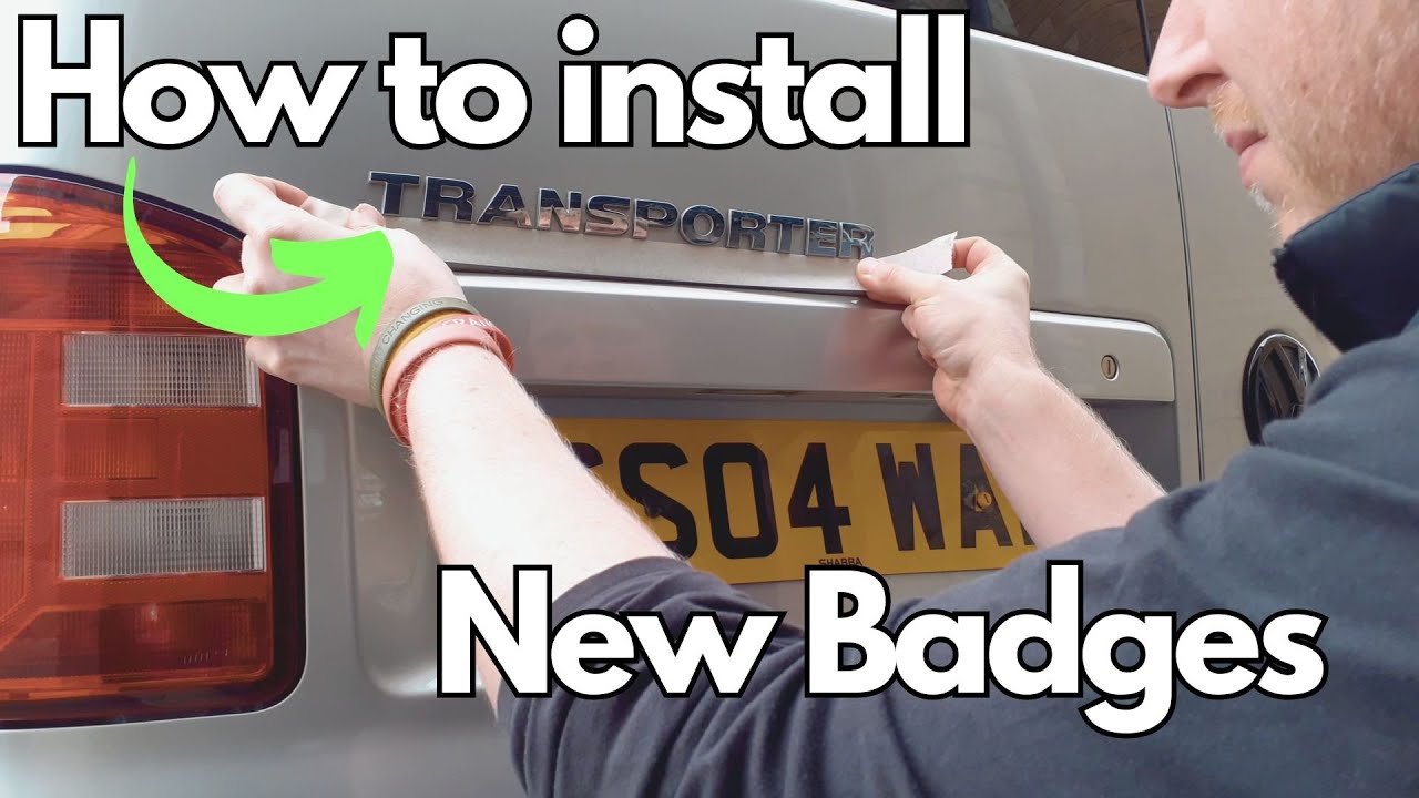 How to install new car badges | VW T6 Transporter