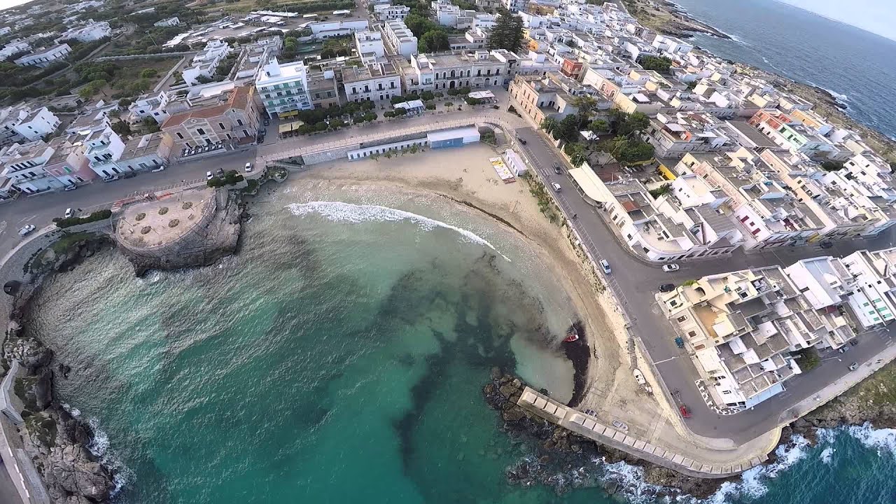 SPIAGGIA DI S.MARIA AL BAGNO SALENTO VEDUTA AEREA