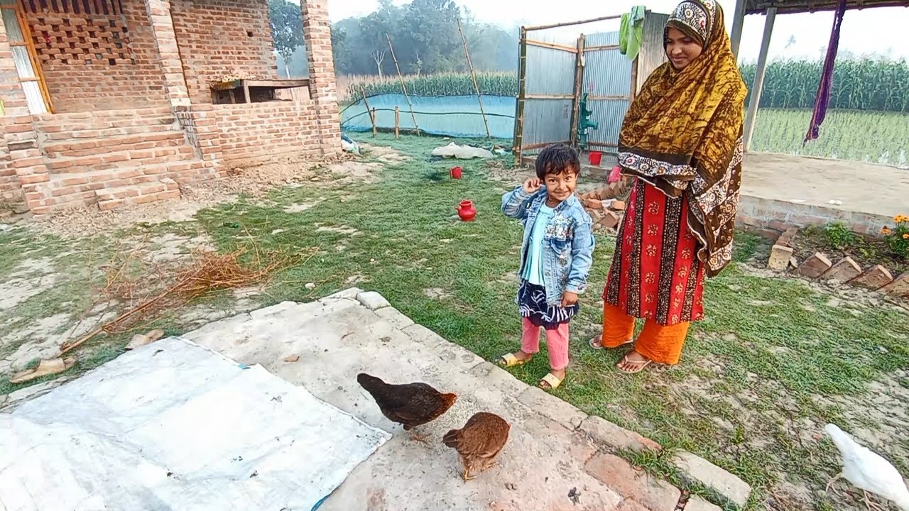 মেয়েকে জ্ঞান দিতে গিয়ে নিজেই পড়লাম বিপদে । village life with jui