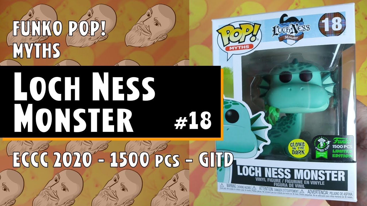 Funko Pop Myths: Loch Ness Monster - 1500 pcs - #18 - Exclusive ECCC 2020 - GITD