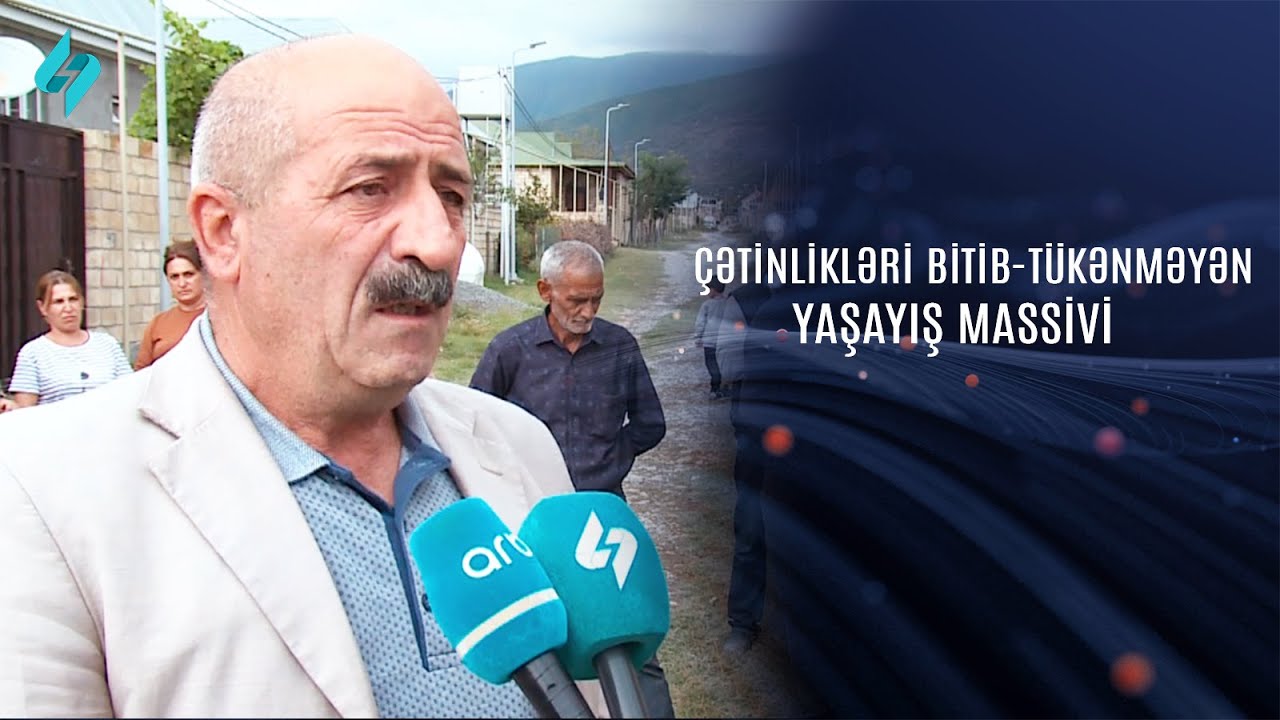 Çətinlikləri bitib-tükənməyən yaşayış massivi @Kanal-S