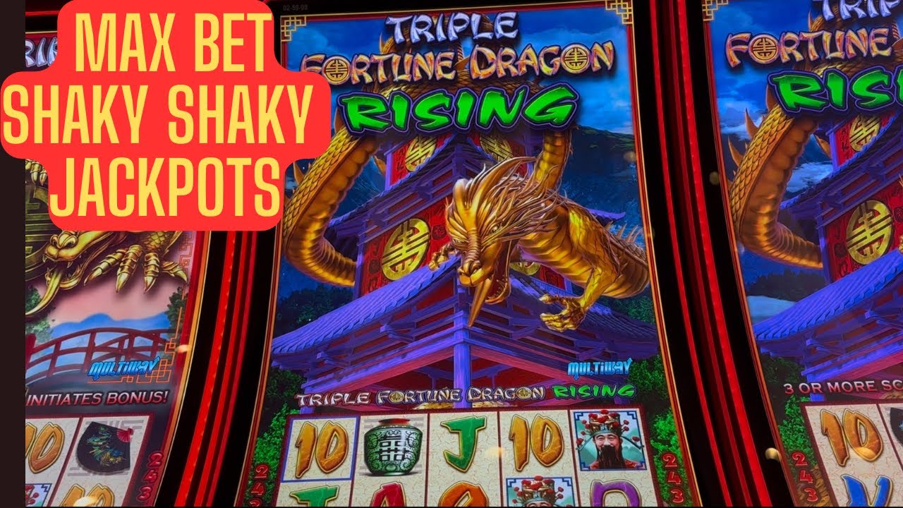 INSANE HANDPAY 😱 MAX BET 💰 TRIPLE FORTUNE DRAGON RISING