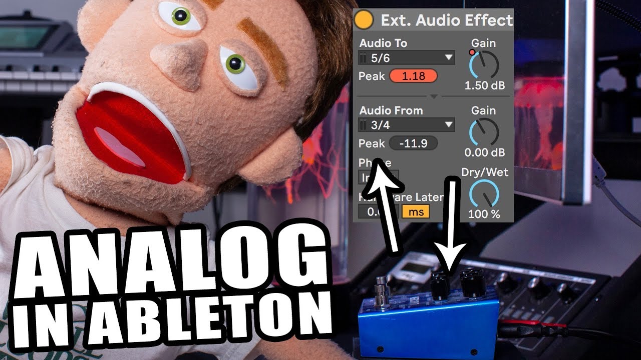 How To Use External Audio Effect in Ableton with Analog Hardware
