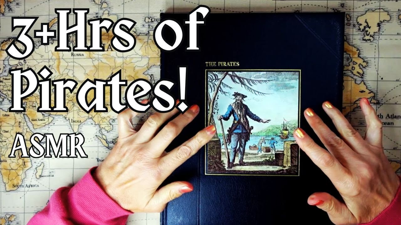 ASMR | 3+Hrs All About Pirates Compilation! Whispered Reading