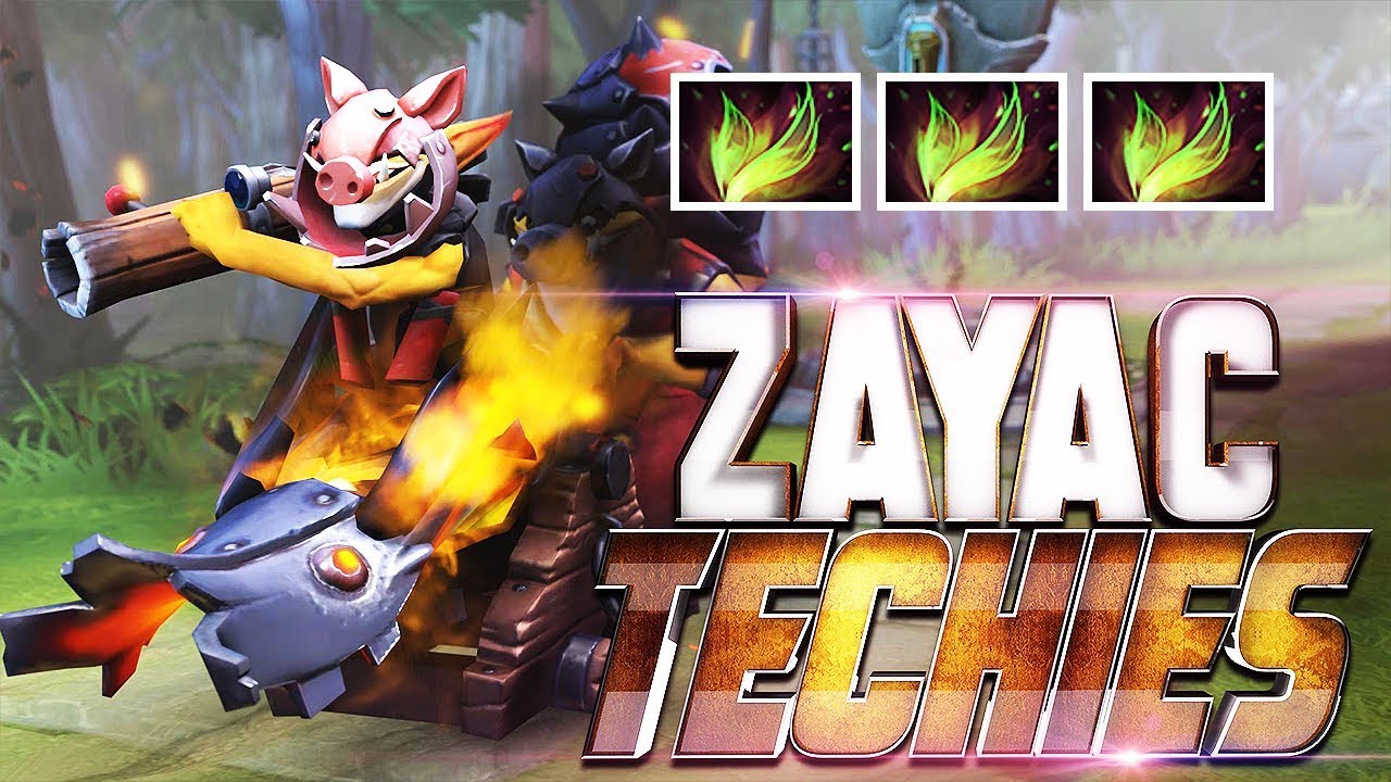 Reason Why Every Team Bans His Techies - Zayac BEST Techies Player in Pro Dota 2