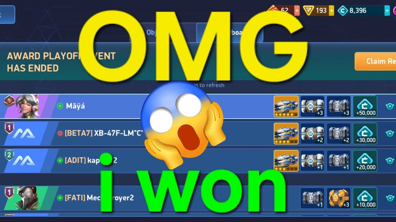 OMG, I won | berserker gun | mech arena|