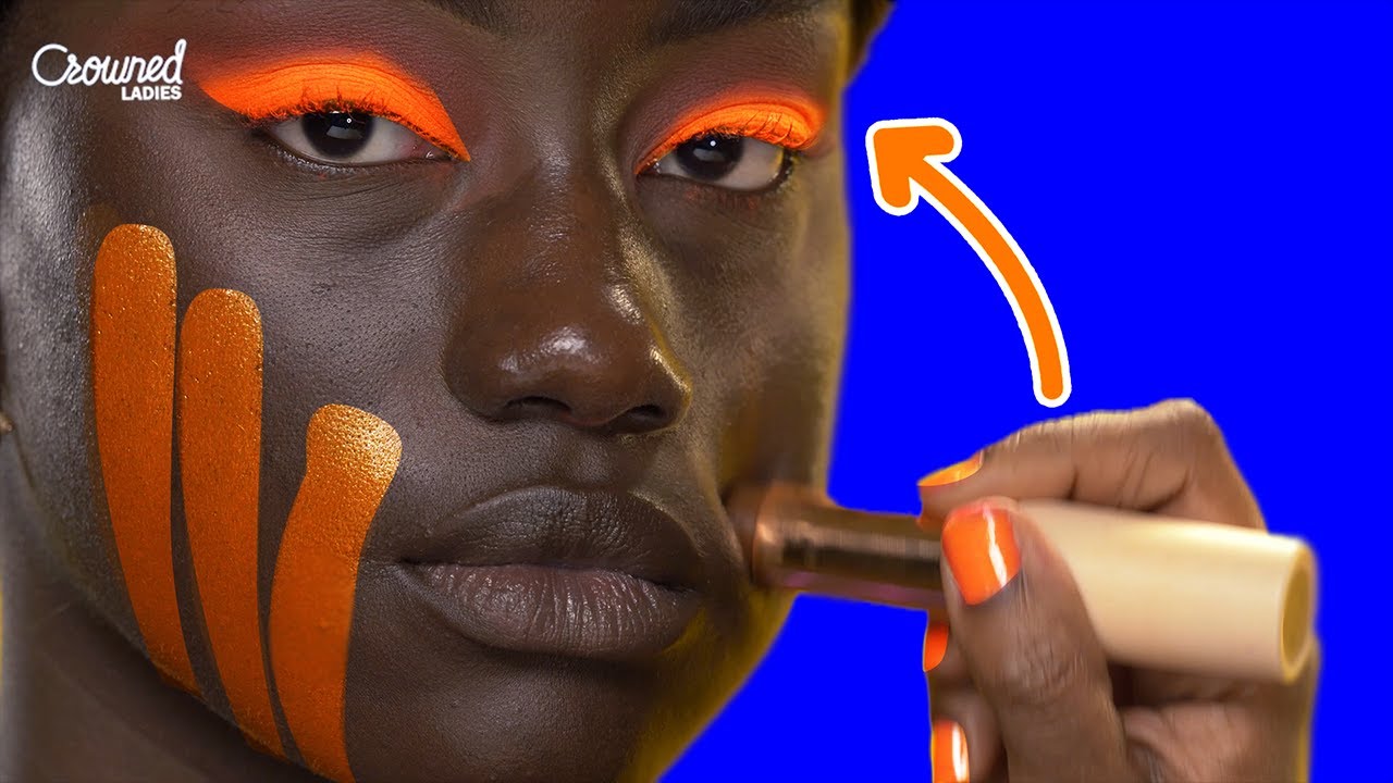 HOW TO ROCK NEON MAKEUP ON DARK SKIN | CROWNED LADIES