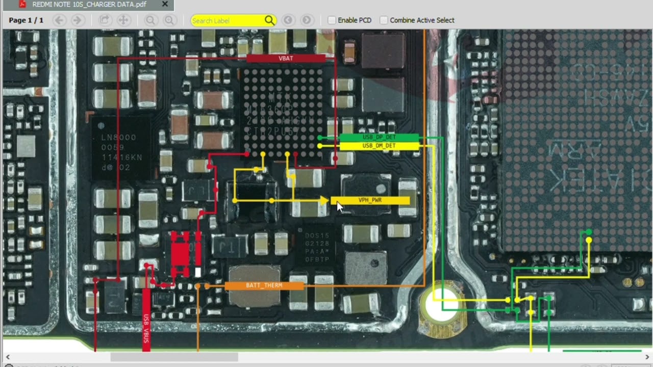 xiaomi redmi note 10s Charger data charging solution/Borneo schematic and hardware solution