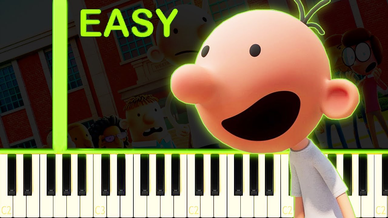 DIARY OF A WIMPY KID (2021) THEME - EASY Piano Tutorial