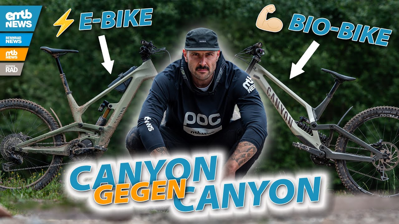 🔥Canyon gegen Canyon! E-Freerider vs. Downhiller – ⚡️Canyon Torque:ON vs. 💪🏻Canyon Sender