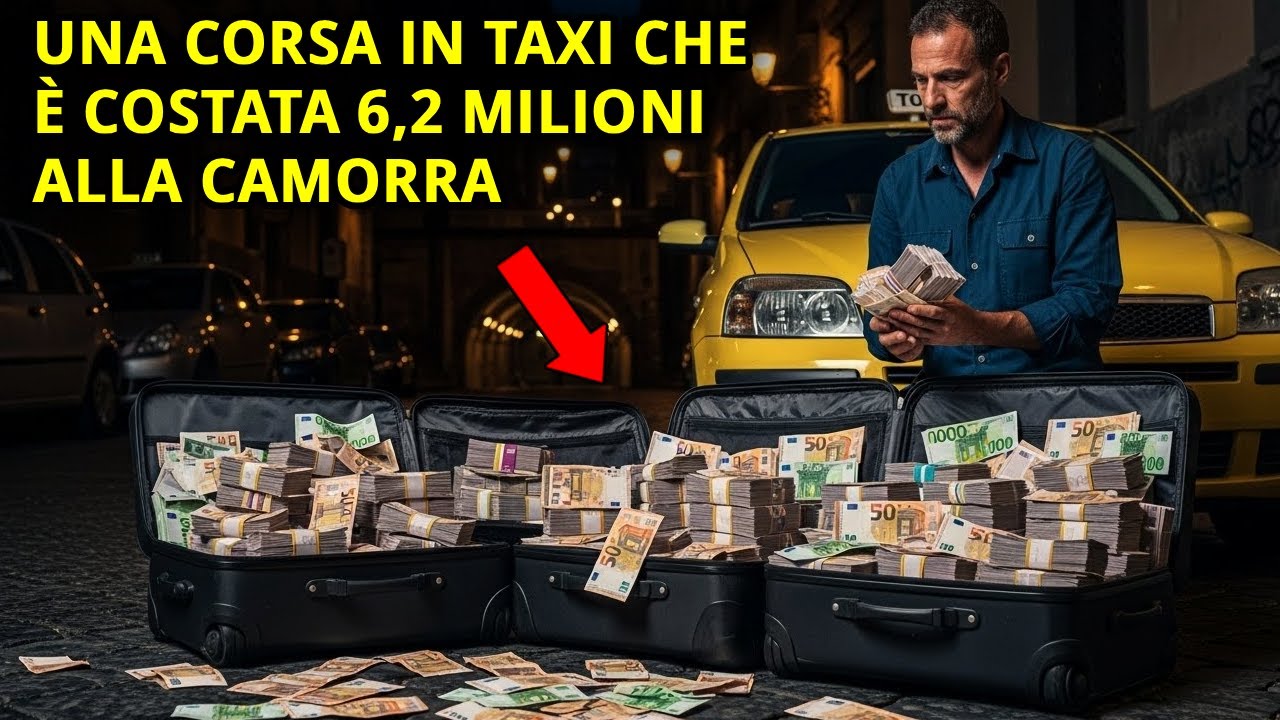 Tassista di Napoli deviò 6,2 milioni dalla Camorra durante corsa notturna — carabinieri lo cercano