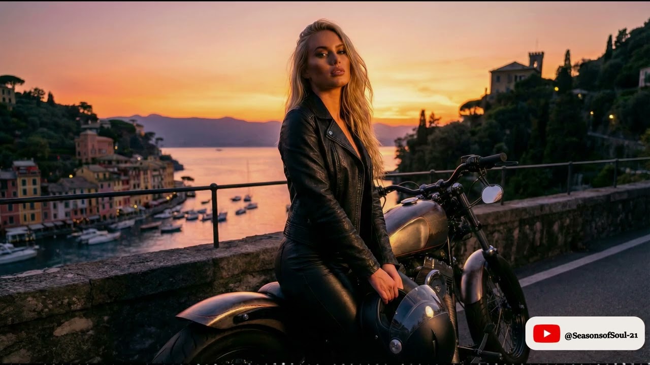 Bella Ciao (Techno Remix) - Driving Into the Sunset | Cinematic Biker Edition