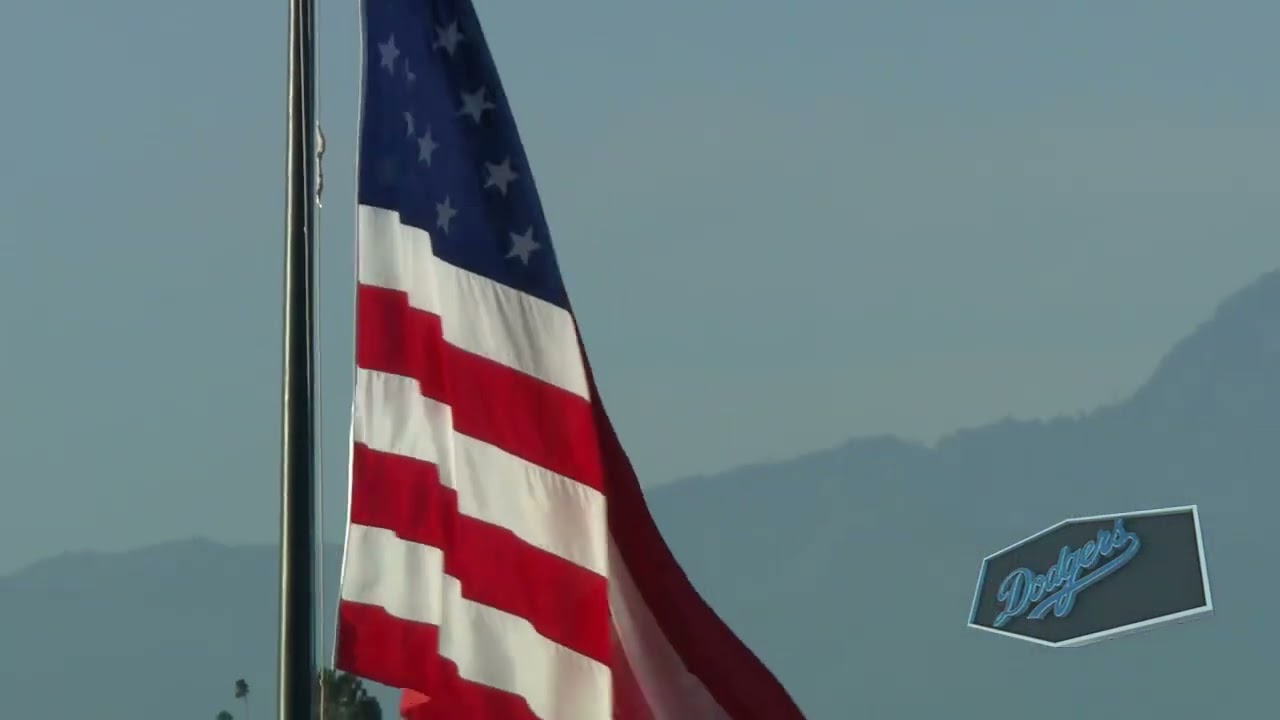 Nicole Santiago National Anthem @ Dodgers Stadium 7/17/2022