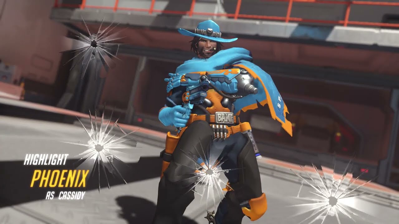 Game Channel Overwatch.Герой-Cassidy,Коллекция Скинов (Оверватч Лига), Неподражаемая остановка ульта