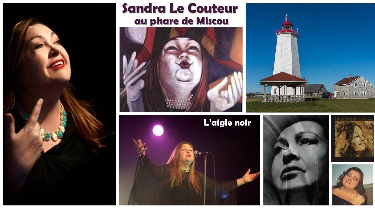 Sandra Le Couteur au phare de Miscou - L'aigle noir  - 15 août 2020