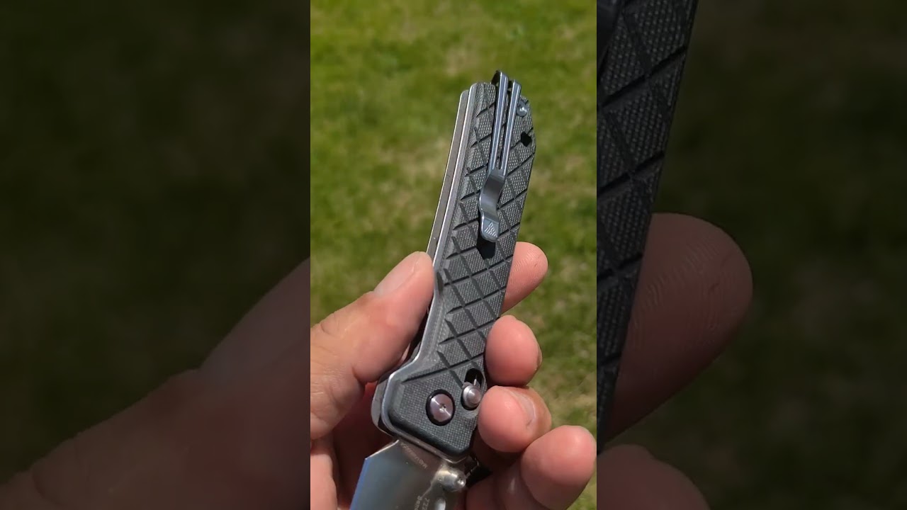 Sanrenmu Rubik SRM Pocket Knife RIT dye G10 Scales mods Micarta look