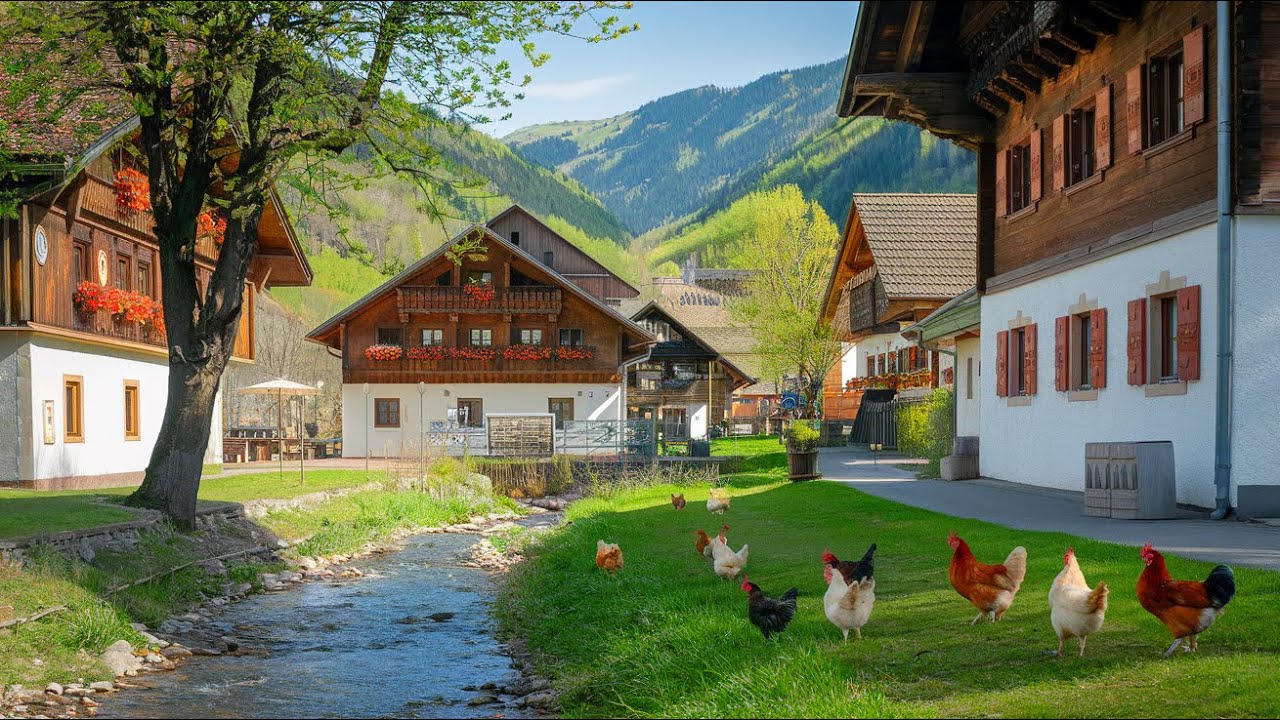 ГЕРМАНИЯ! ИЗОЛИРОВАННАЯ ДЕРЕВНЯ В ПФАЛЬЦЕРСКОМ ЛЕСУ В ГОРах 🏔️
