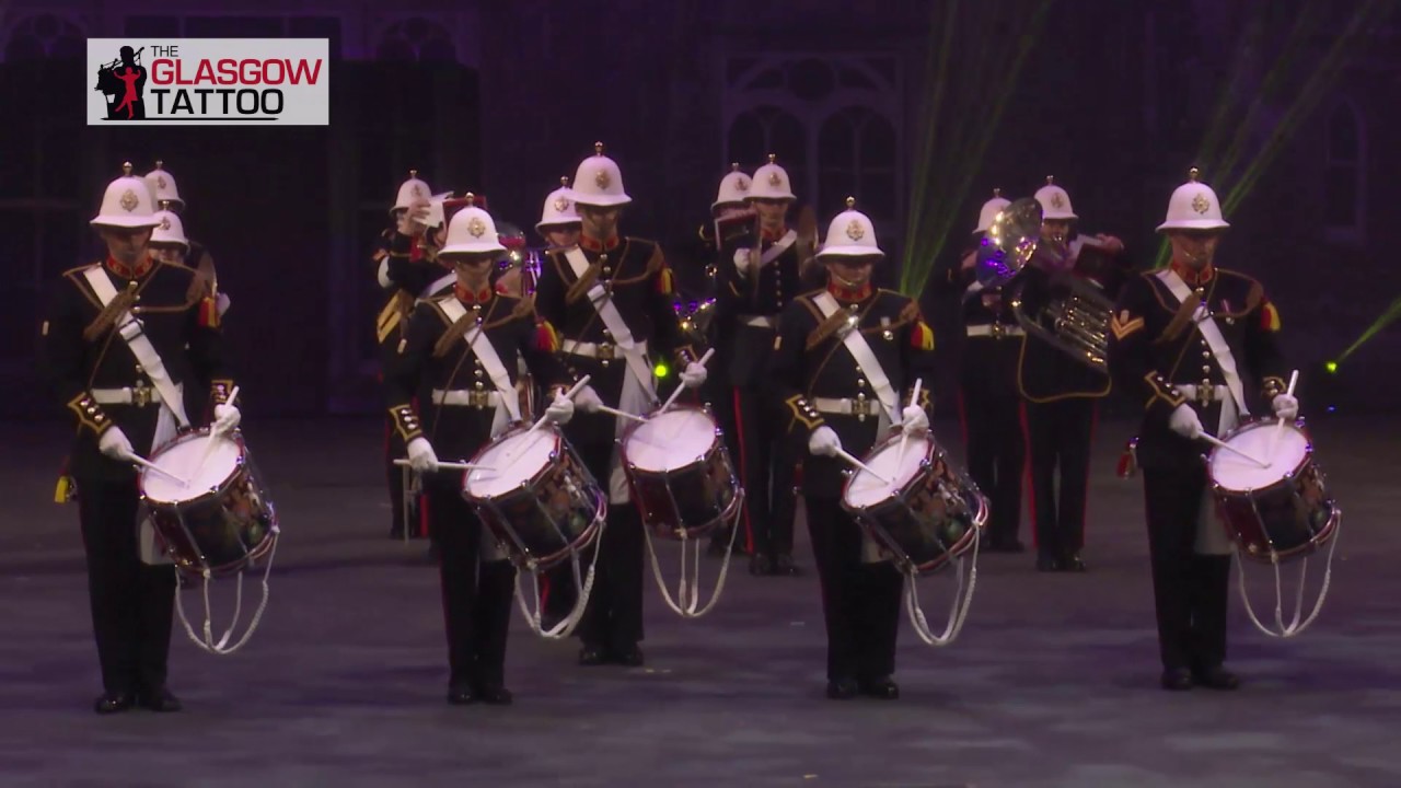 HM Royal Marines Band at the Glasgow Tattoo 2017