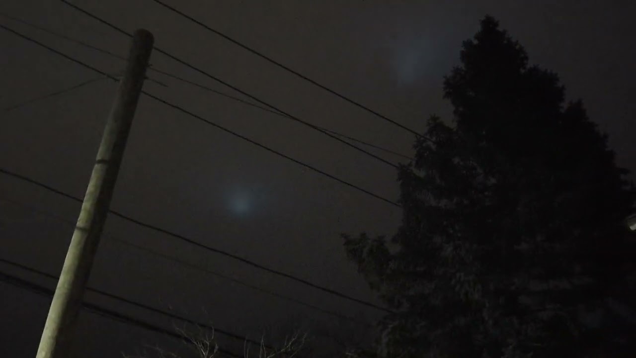 Strange lights moving in the night sky in Riverhead, long island New York