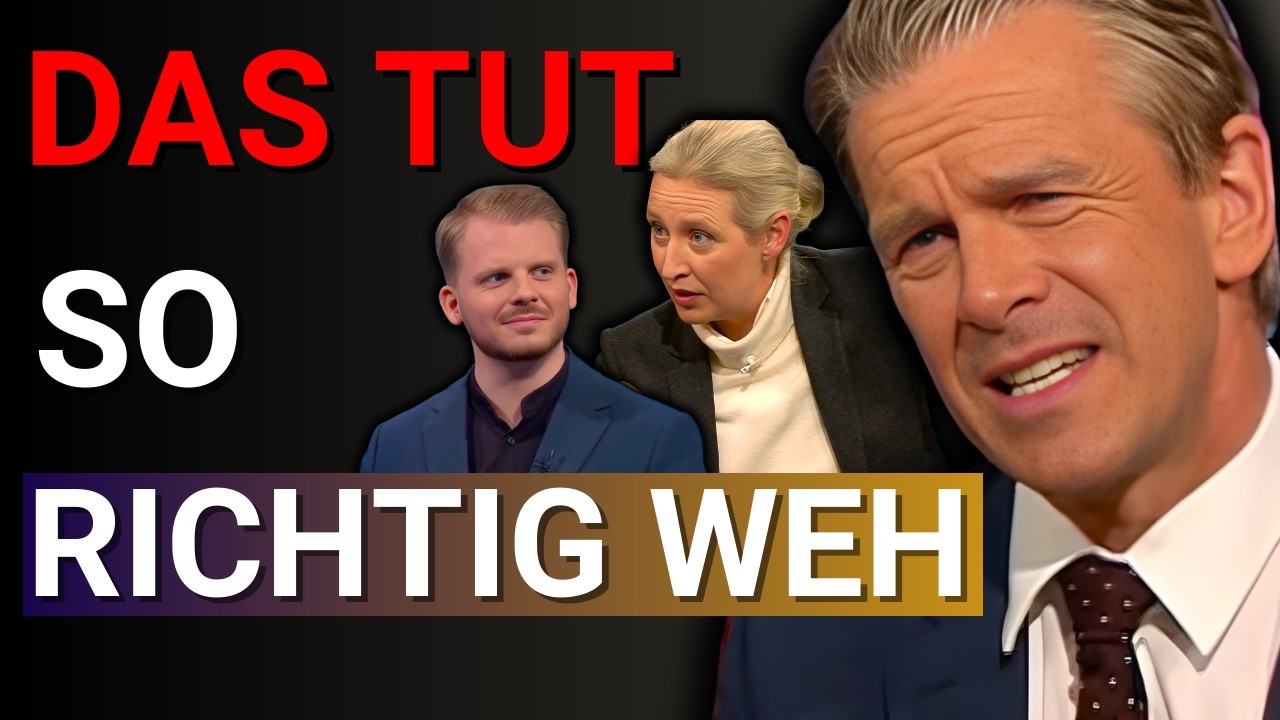 💥 Desaströser Auftritt von SPD-Frischling bei Lanz & Weidel wischt mit ihm den Boden