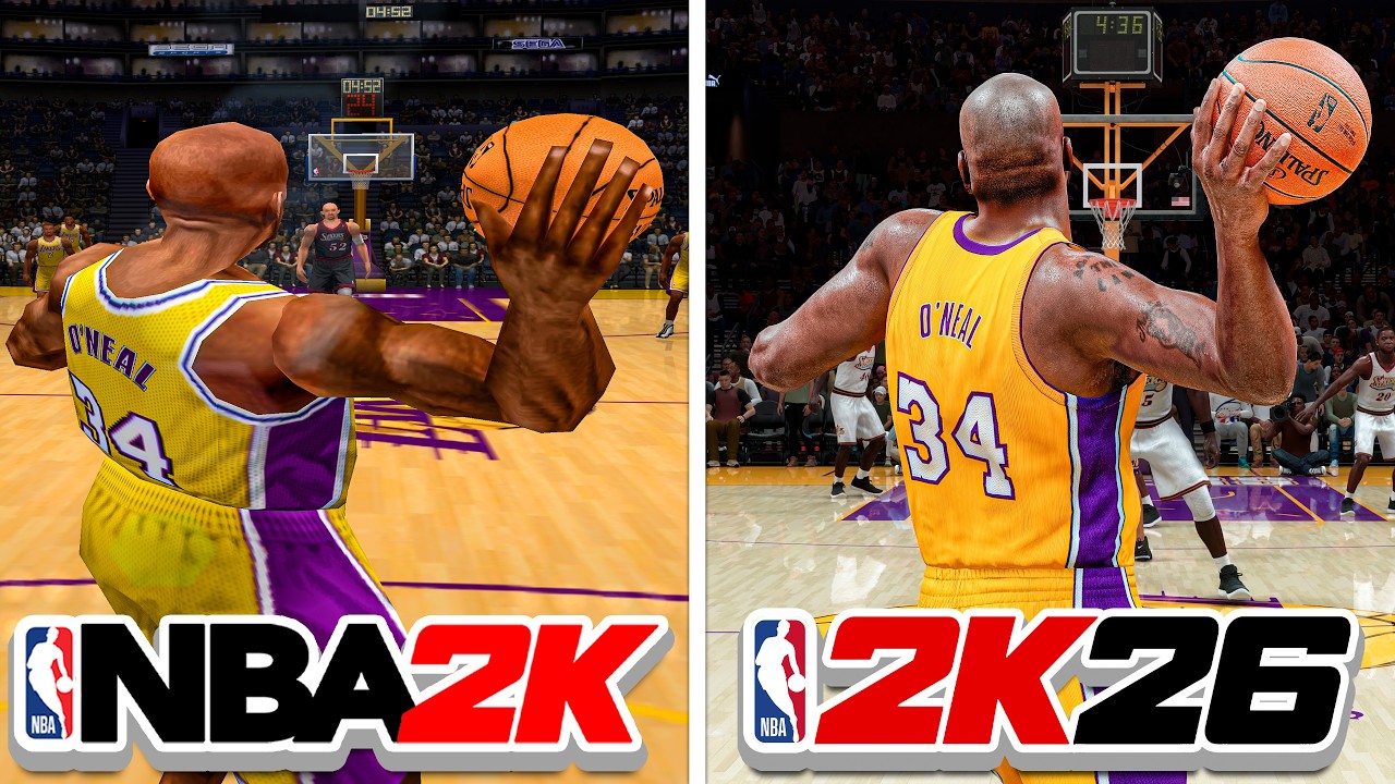 Rzut z całego boiska Shaqa w każdym meczu NBA 2K