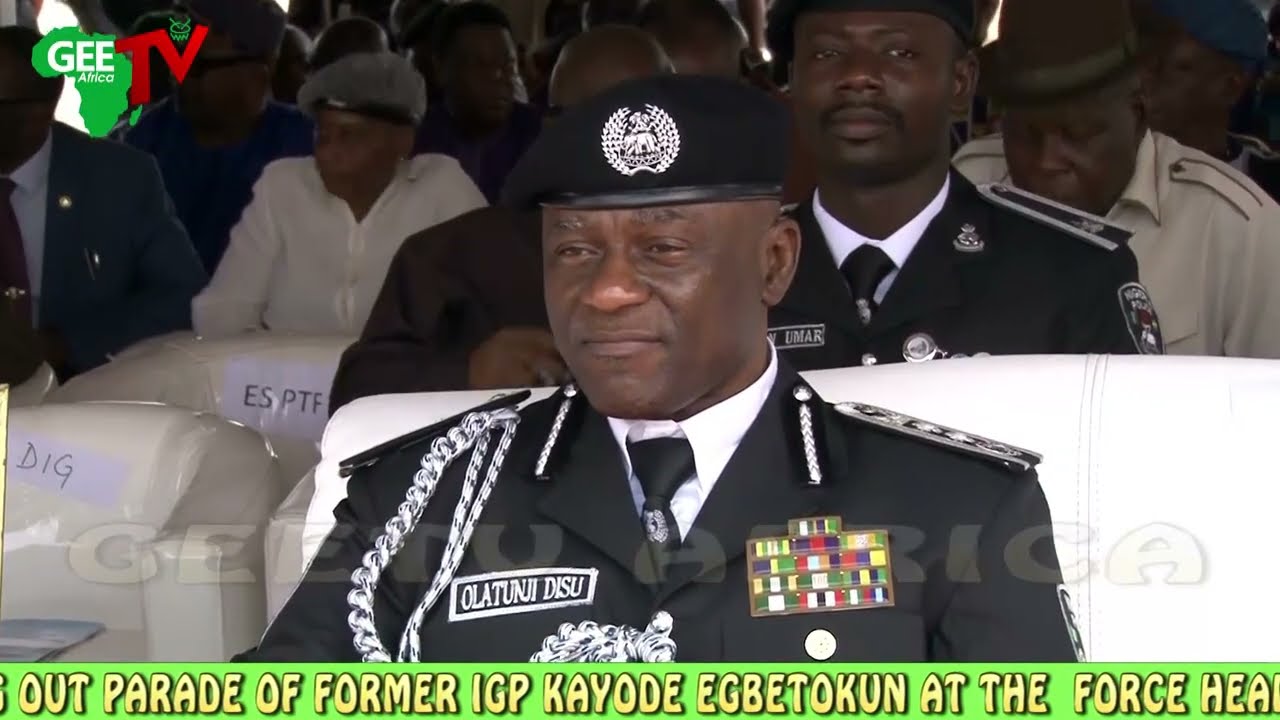 Nigerian Police Say Goodbye To Former IGP Egbetokun With Colourful Parade Led By IGP Disu  In Abuja