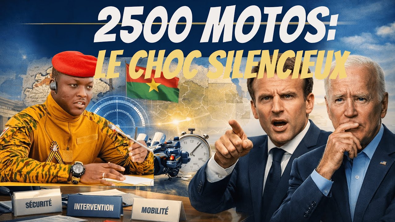 Ibrahim Traoré : 2 500 motos révèlent un choc sécuritaire qui inquiète l’Afrique