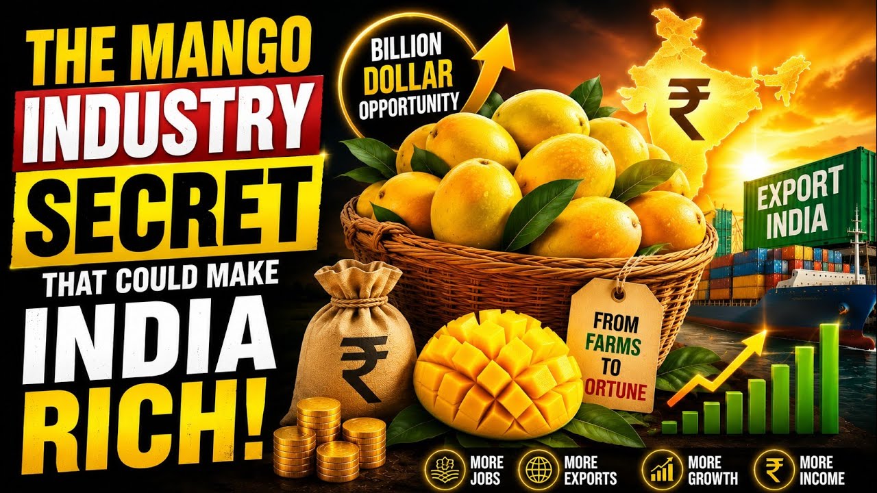 🥭 How Mangoes Could Make India Billions of Dollars!💰🇮🇳