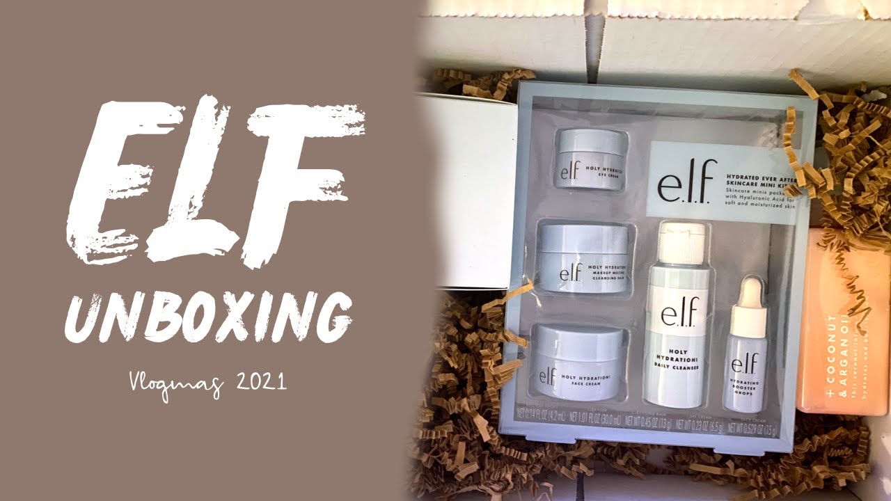 ELF Black Friday Haul & Unboxing | #Vlogmas 2021